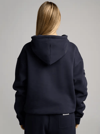 Ovveya Felpa con cappuccio da viaggio con modalità aereo