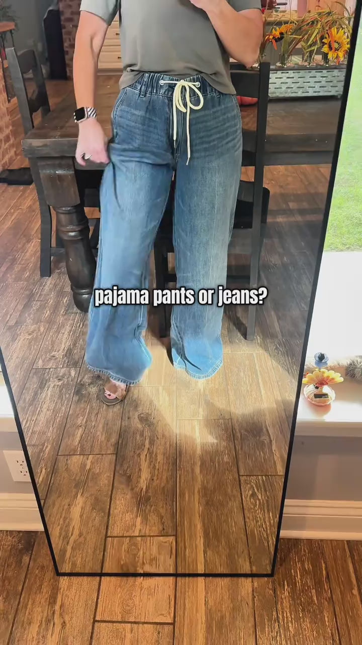 Judy Blue Slouchy Sue Palazzo Jeans video